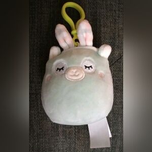 Squishmallows Plush Clip Miley The Lamb With Bunny Ears 3.5"